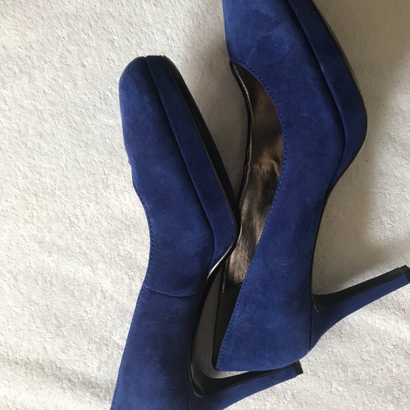 Blue Suede Heels - Picture 3 of 5